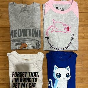 Small Cat Lady Shirt Bundle